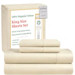 Organic Cotton King Sheet Set