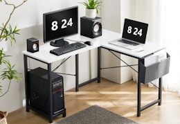 L-Shaped Computer Desk, Only $48 at Walmart card image