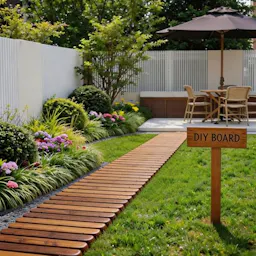 Spurgehom Cedar Wooden Pathway