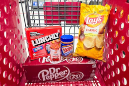 target matchup groceries in shopping cart