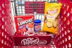 target matchup groceries in shopping cart