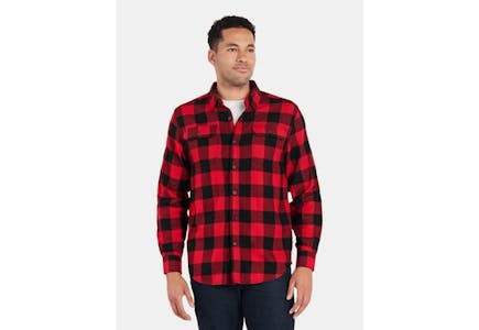 George Men's Flannel Shirt