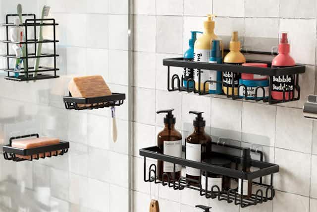 Shower Caddy 6-Pack, Just $14.99 on Amazon (Reg. $49.99) card image