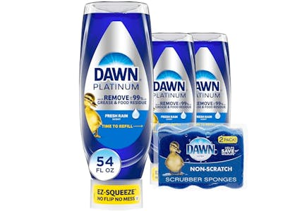 Dawn Platinum Dish Soap 3-Pack