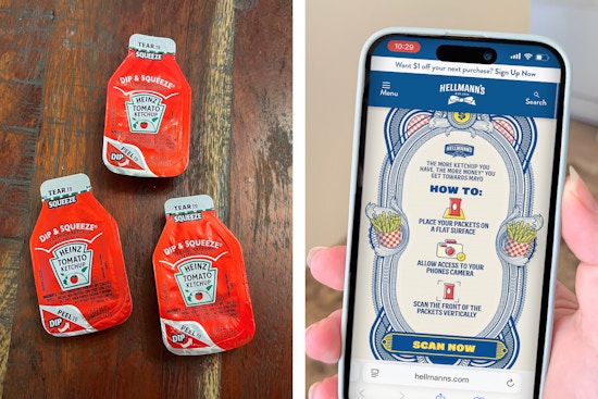 You Can Get Free Hellmann's Coupons With Ketchup Packets