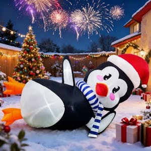 Christmas Inflatable Penguin