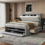 Queen Platform Bed