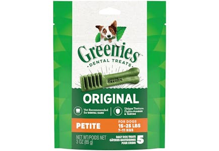 Greenies Petite Dental Dog Treats