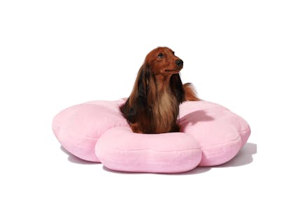 Cherry Blossom Plush Pet Bed