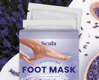lavender foot peel mask
