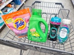 tide downy gain products in walgreens cart