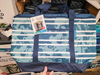 dual carry insulated shopper tote bag