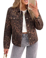 Women's Leopard Print Jacket
