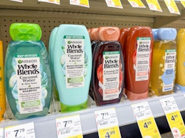 garnier whole blends items on walgreens shelf