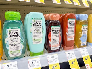 garnier whole blends items on walgreens shelf
