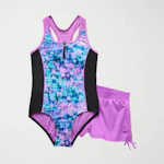 Kids' Tie Dye One-Piece Swimsuit