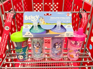 first years cups in a target cart