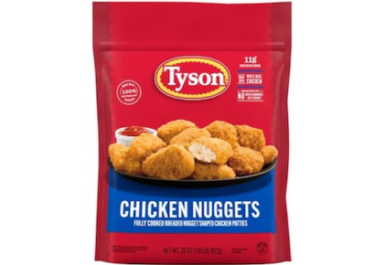 2 Tyson Chicken Nugget Bags