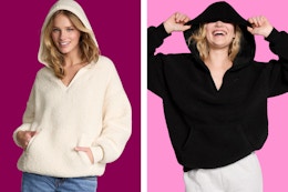 PINK Fleece Pullover Hoodie, Only $21.99 card image