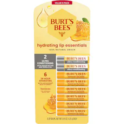 Burt's Bees Beeswax Lip Balm 8-Pack
