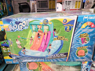 triple water slide
