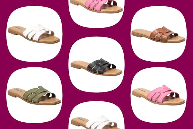 $15.99 Women's Sandals at Kohl's — Available in 5 Colors card image