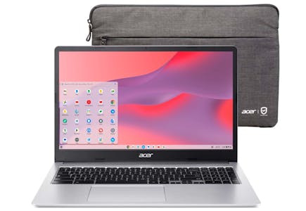 Acer Laptop With Sleeve