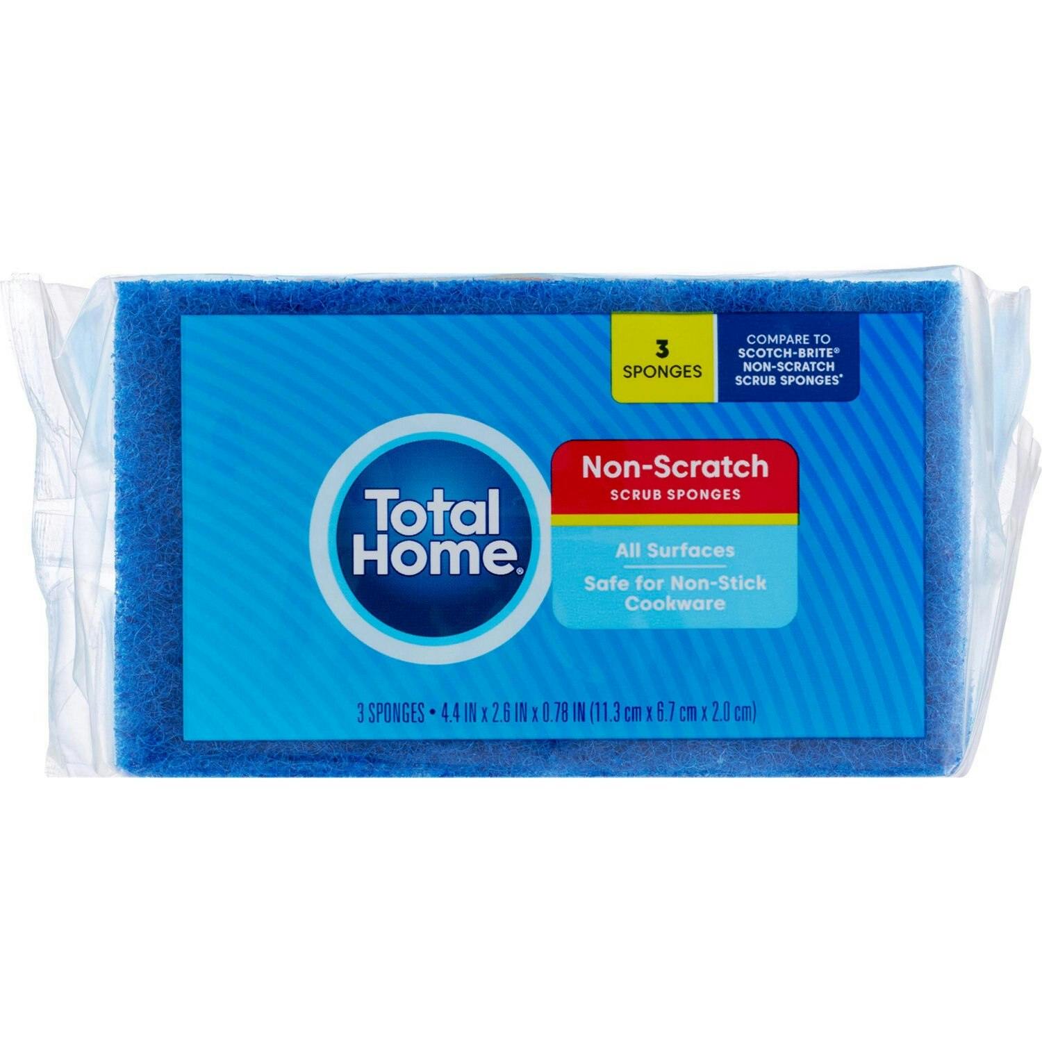 2 Total Home Scrub Sponge Packs