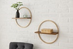 Home Depot floating shelf set