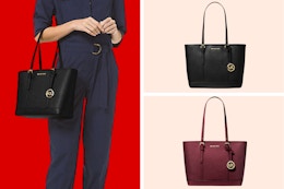 Get This $368 Michael Kors Leather Tote Bag for $71 Shipped (Save $297) card image