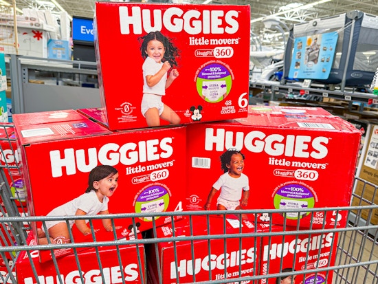 Save $5 on the New Huggies Little Movers HuggFit 360° Diapers at Walmart