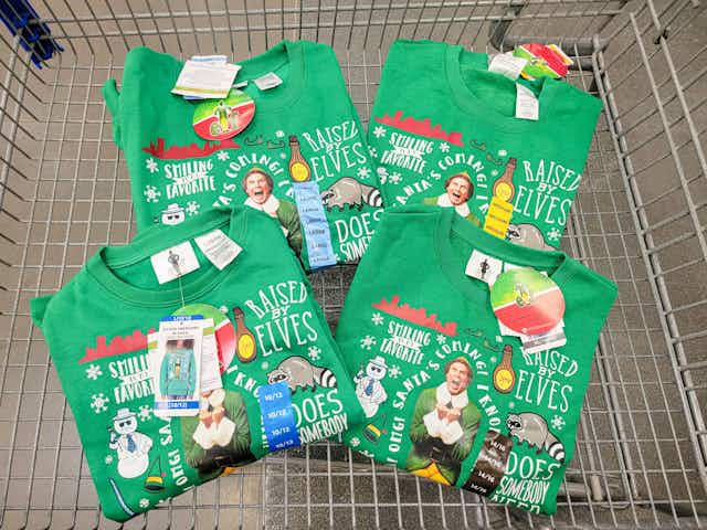 Elf Sweatshirts With Sound for the Family, Starting at $12.98 at Sam's Club card image
