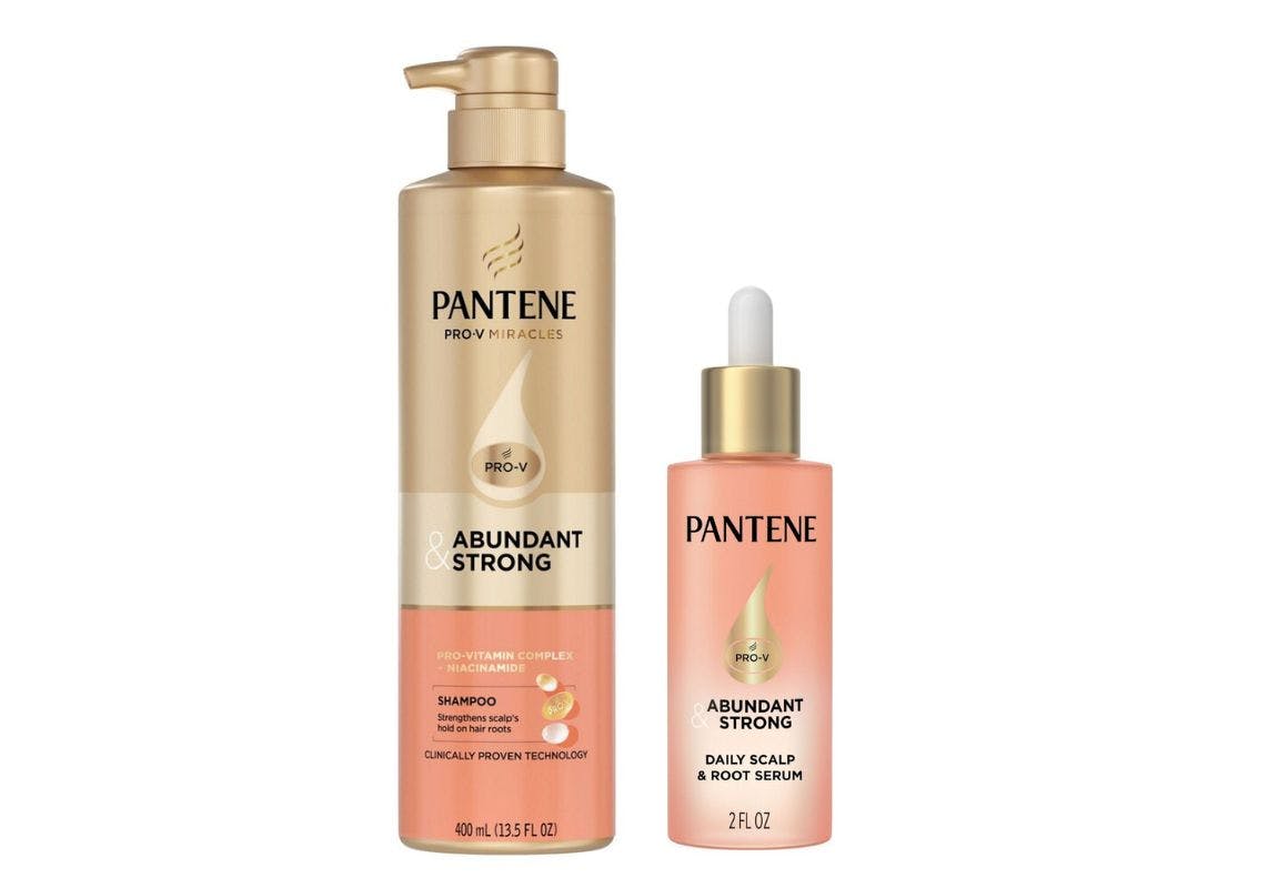 2 Pantene Abundant & Strong Products