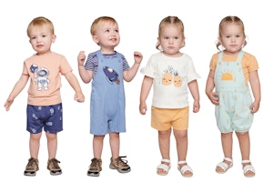 2 Pekkle Baby Overall Sets