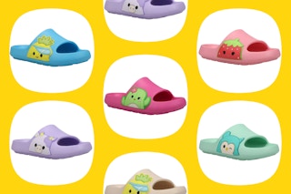 walmart squishmallows slide sandals collage