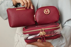 a cosmetic bag set from MKF Collection