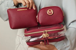 a cosmetic bag set from MKF Collection