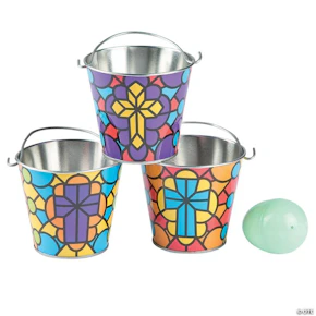 Religious Metal Pails