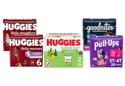 4 Huggies Products