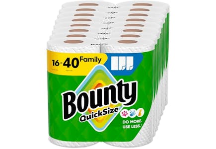 2 Bounty Paper Towel Packs