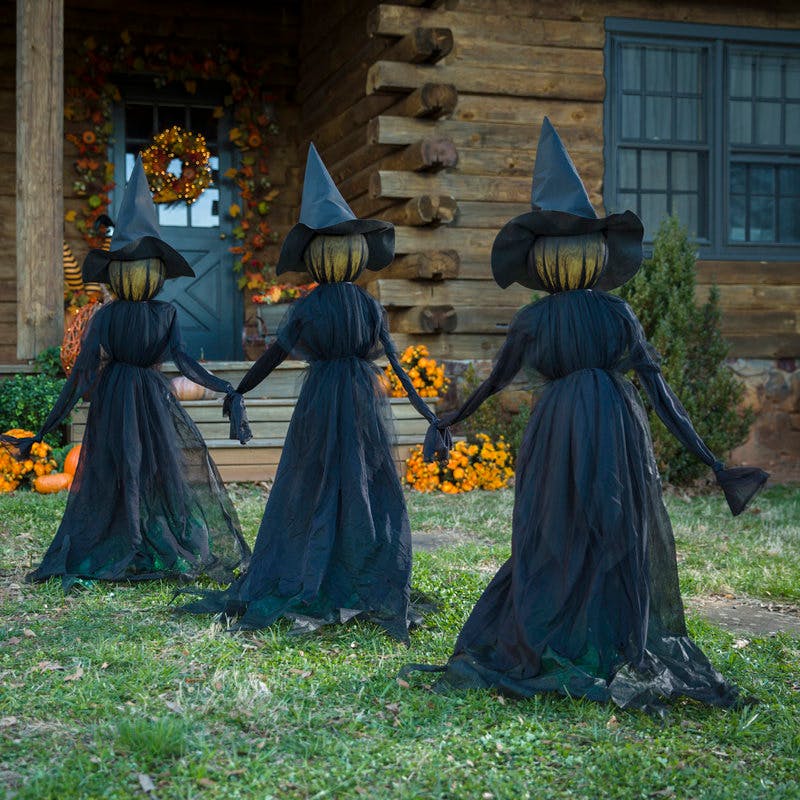 LED Lighted Witch 3-Pack