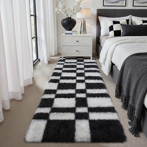 Checkered Runner Rug