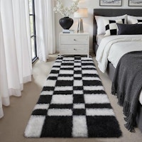 Checkered Runner Rug