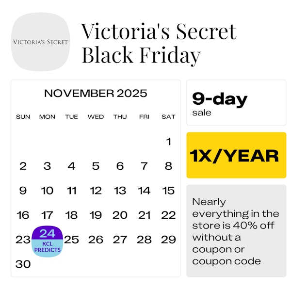 Victoria's Secret Black Friday Sale 2025