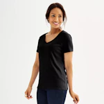 Croft & Barrow Women's V-Neck Tee
