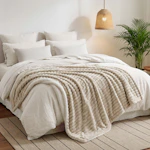 Bedsure Sherpa Fleece Throw Blanket