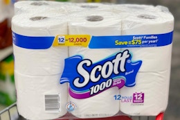 Scott Toilet Paper 12-Pack, Only $8.99 at Walgreens ($0.01 per Square Foot) card image