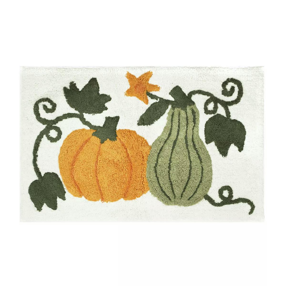 Pumpkin & Gourd Bathroom Rug