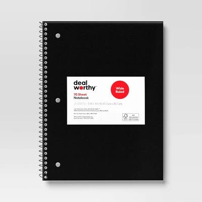 Dealworthy Spiral Notebook