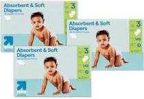3 Up & Up Diaper Packs